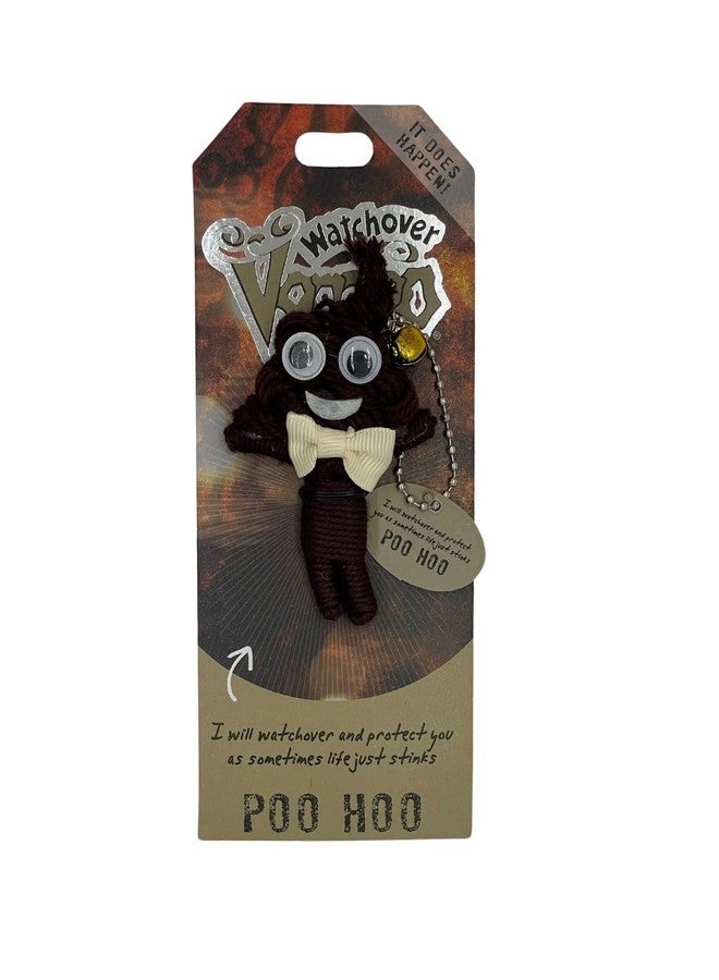 Watchover Voodoo 3-Inch Poo Hoo Keychain - Handcrafted Gift to Bring Good Luck and Positivity Everywhere You Go - Image 1